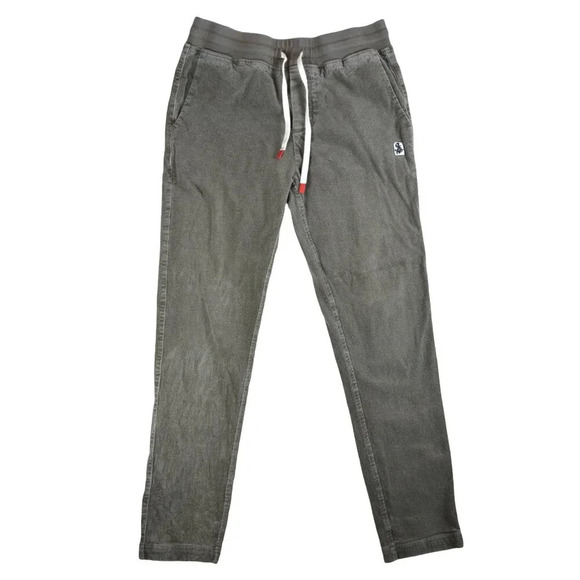 Quaker Marine Supply || Men's Monterey Draw String Corduroy Pant Olive Green S - Picture 1 of 12